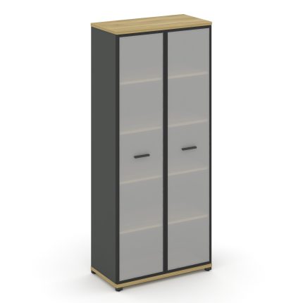 Concept Шкаф 1 широкая секция, 5 ниш CN.STS-518 RMB A Дуб Винченцо/Антрацит/Металл Антрацит/Сатин 83