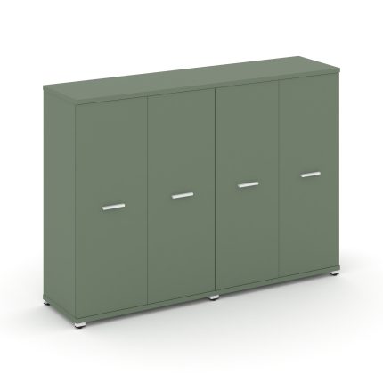 Concept Шкаф 2 широкие секции, 3 ниши CN.STS-326 W Кобо/Металл Белый 1668*420*1186