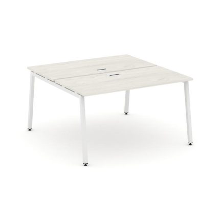 Style Project Рабочая станция 2-х сторон. SN-4A.DRS-021 Дуб Наварра/Металл Белый 980*1632*750