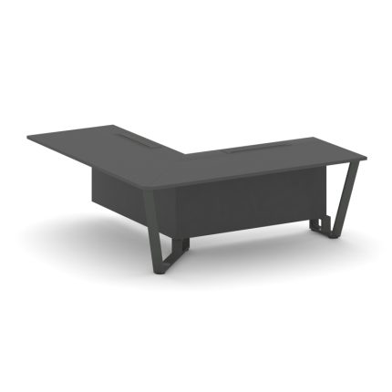 Steel Meet Проходной угловой модуль левый KDK-PR.B.SPPOU-20(L) Антрацит/Металл Антрацит 2000*2000*75