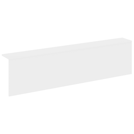 Onix Накладка на 2 модуля прямая высокая O.R-NP.V-158.2 Белый Бриллиант 2700*327*674