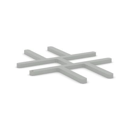 Настольный Соединитель Х-образный UNE.S-XO Металл Серый 75*99*2