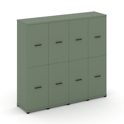 Concept Шкаф 4 узкие секции, 4 ниши CN.STU-442 B Кобо/Металл Черный 1668*420*1554