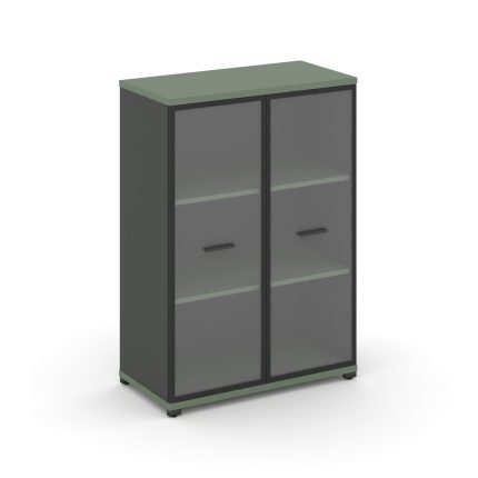 Concept Шкаф 1 широкая секция, 3 ниши CN.STS-316 RPB A Кобо/Антрацит/Металл Антрацит/Прозрачный 836*