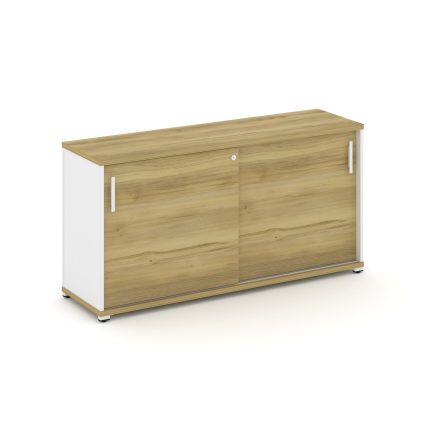 Concept Шкаф-купе опорный/приставной CN.SOPK-004 W Дуб Винченцо/Белый Бриллиант/Металл Белый 1480*42
