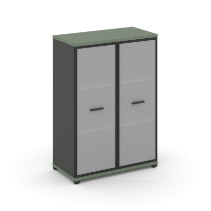 Concept Шкаф 1 широкая секция, 3 ниши CN.STS-316 RMB A Кобо/Антрацит/Металл Антрацит/Сатин 836*420*1