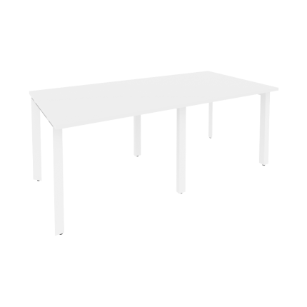 Onix Стол переговорный O.MP-PRG-2.1 Белый Бриллиант/Металл Белый 1960*980*750