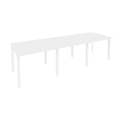 Onix Стол переговорный O.MP-PRG-3.1 Белый Бриллиант/Металл Белый 2940*980*750