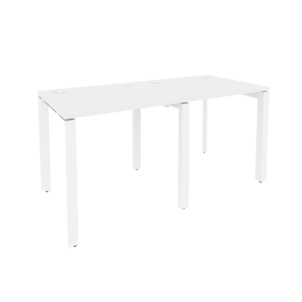 Onix Рабочая станция на П-образном м/к O.MP-RS-2.0.7 Белый Бриллиант/Металл Белый 1560*720*750