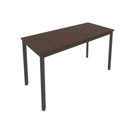 Slim Стол письменный на металлокаркасе С.СП-5.1 Венге Цаво/Металл Антрацит 1380*600*750