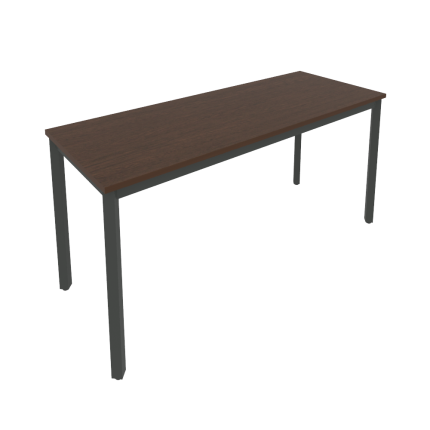 Slim Стол письменный на металлокаркасе С.СП-6.1 Венге Цаво/Металл Антрацит 1580*600*750