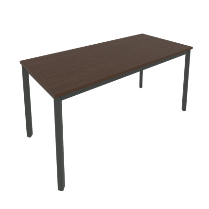 Slim Стол письменный на металлокаркасе С.СП-6 Венге Цаво/Металл Антрацит 1580*720*750