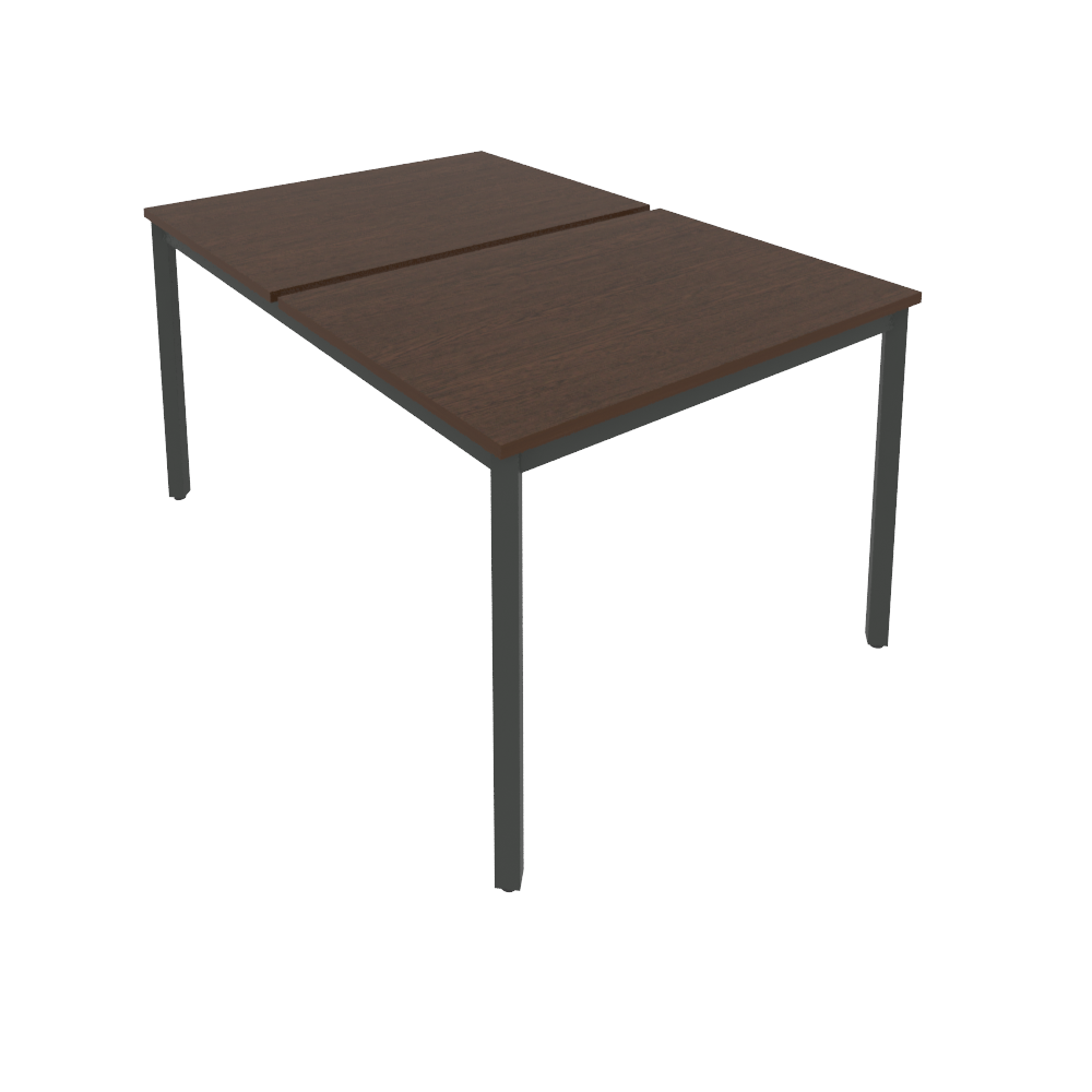 Slim Рабочая станция на металлокаркасе С.СП-3.3 Венге Цаво/Металл Антрацит 980*1475*750