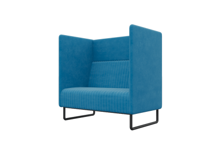 Bronks Диван одноместный BROS-1 Forward 785/Металл Черный 1050*760*1180