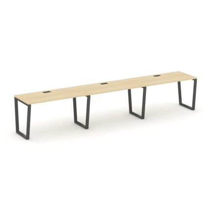 Style Project Рабочая станция 1 сторон. SN-6T2.ORS-051 Акация Лорка/Металл Антрацит/Заглушка Пластик