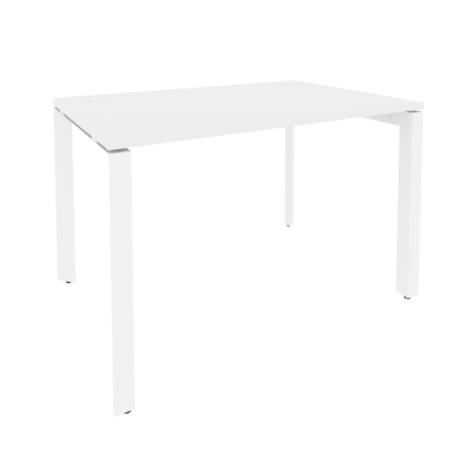 Onix Стол рабочий на П-образном м/к O.MP-SP-2.8 Белый Бриллиант/Металл Белый 1180*800*750