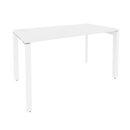 Onix Стол рабочий на П-образном м/к O.MP-SP-3.7 Белый Бриллиант/Металл Белый 1380*720*750