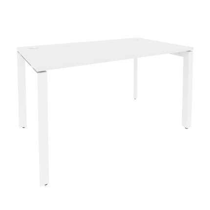 Onix Стол рабочий на П-образном м/к O.MP-SP-3.8 Белый Бриллиант/Металл Белый 1380*800*750