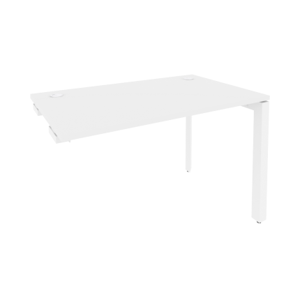 Onix Стол-приставка на П-образном м/к к опорным элементам O.MP-SPR-2.7 Белый Бриллиант/Металл Белый