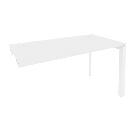 Onix Стол-приставка на П-образном м/к к опорным элементам O.MP-SPR-3.7 Белый Бриллиант/Металл Белый