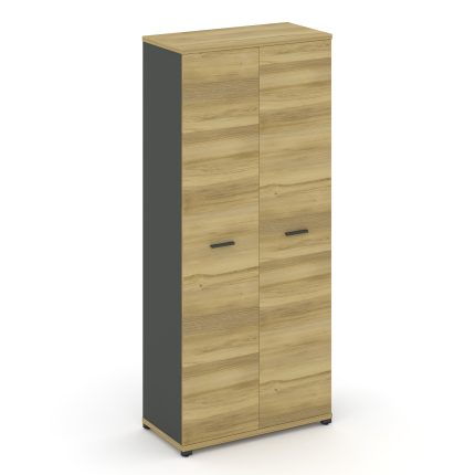 Concept Шкаф 1 широкая секция, 5 ниш CN.STS-518 A Дуб Винченцо/Антрацит/Металл Антрацит 836*420*1922