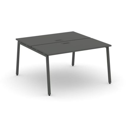 Style Project Рабочая станция 2-х сторон. SN-4A.DRS-003 Антрацит/Металл Антрацит 1380*1232*750