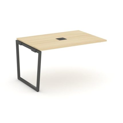 Style Project Проходной наб. элем. перег. стола SN-4T2.NSPRG-003 Акация Лорка/Металл Антрацит/Заглуш