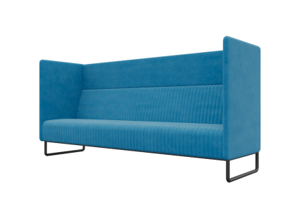 Bronks Диван трехместный BROS-3 Forward 785/Металл Черный 2100*760*1180