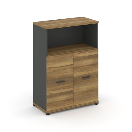 Concept Шкаф 1 широкая секция, 3 ниши CN.STS.E-313 A Сандал Янтарный/Антрацит/Металл Антрацит 836*42