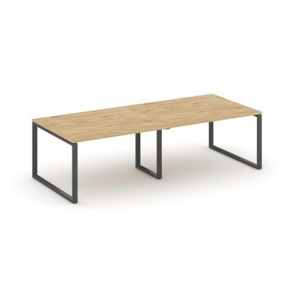 Style Project Стол переговорный SN-6O.SPRG-042.3 Тиквуд Светлый/Металл Антрацит 2360*1180*750