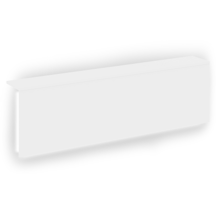 Onix Накладка с подсветкой на 2 модуля прямая высокая O.R-NP.V-138.2.S Белый Бриллиант 2300*327*674