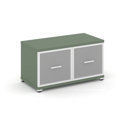 Concept Шкаф 1 широкая секция, 1 ниша CN.STS-113 RMW W Кобо/Металл Белый/Сатин 836*420*450