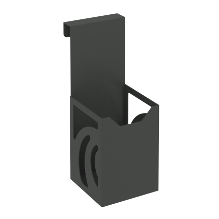 Навесной стакан для ручек и карандашей MAN-01 Металл Антрацит 80*100*200