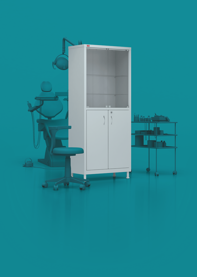 Медицинские шкафы и тумбы